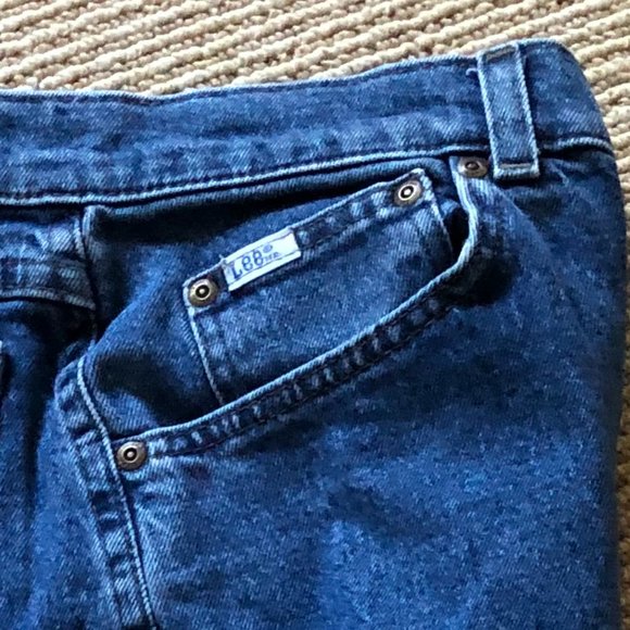 Lee Original Jeans Size 10 Navy - Picture 3 of 4